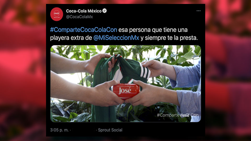 TWITTER COCA COLA MX